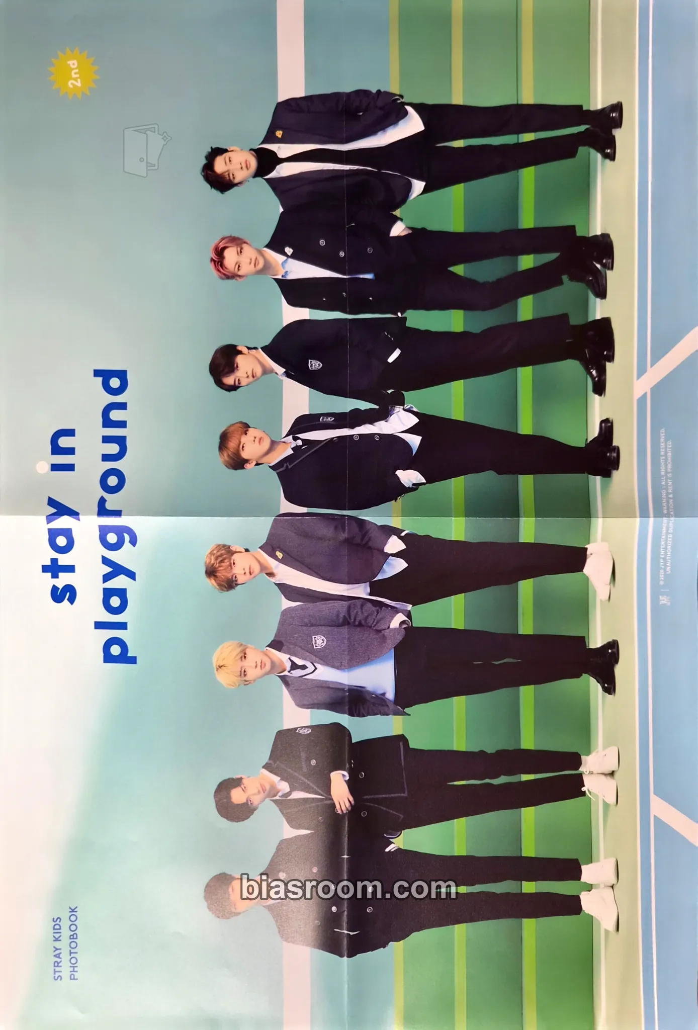 'Stay in Playground' Second Photobook Photocard - Stray Kids - Stray Kids K-pop photocard