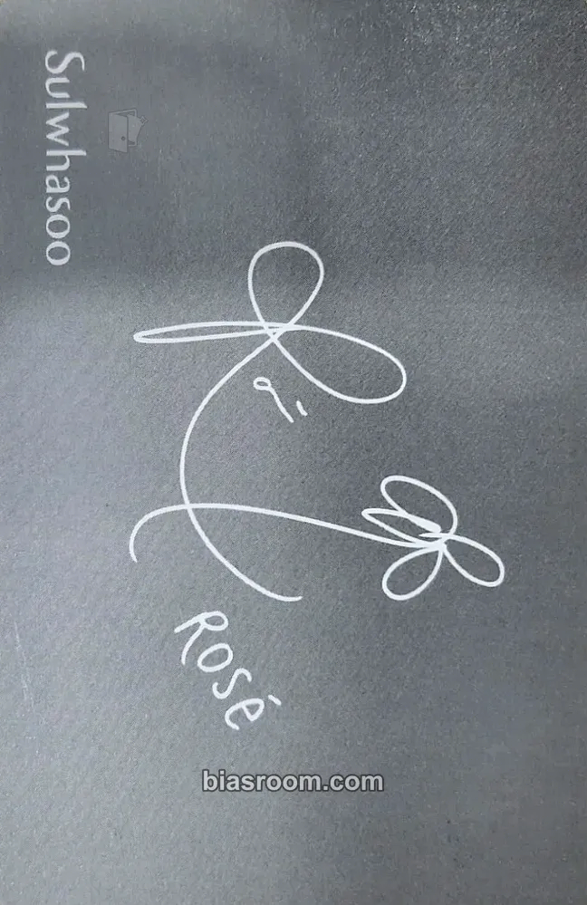 Rosé Rosé x Sulwhasoo Photocard - BLACKPINK | Bias Room
