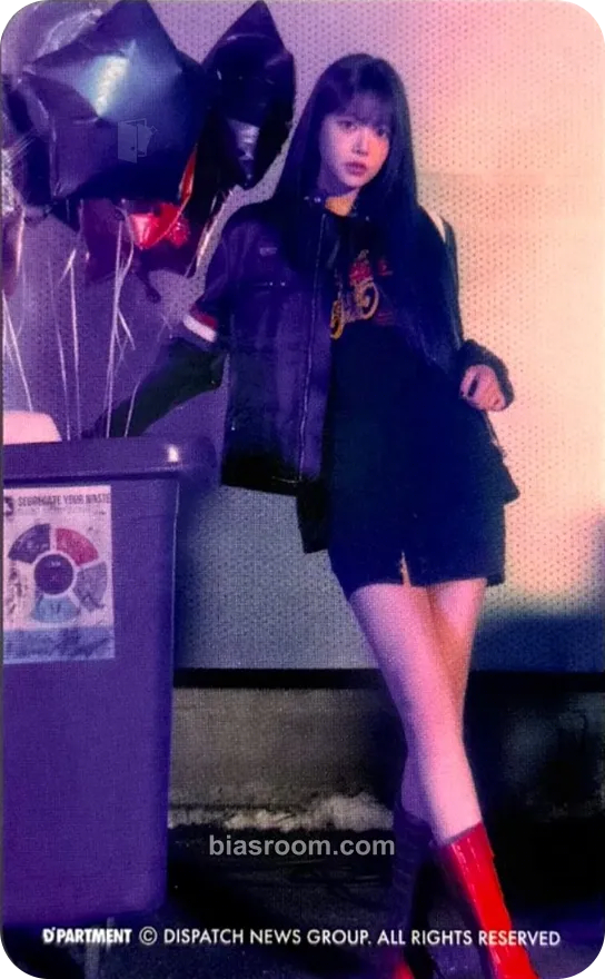 Hong Eunchae D'ICON Issue N°32 Photocard - LE SSERAFIM - LE SSERAFIM K-pop photocard