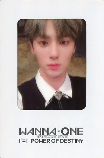 Minhyun 1¹¹=1 (Power of Destiny) Photocard - Wanna One - Wanna One K-pop photocard