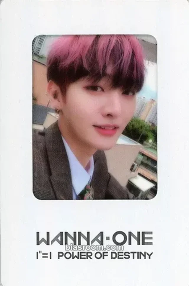 Wanna One - Jisung - 1¹¹=1 (Power of Destiny) Album album photocard romance version transparent