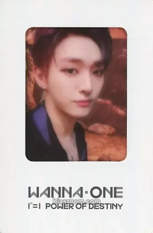 Wanna One - Jisung - 1¹¹=1 (Power of Destiny) Album album photocard adventure version transparent