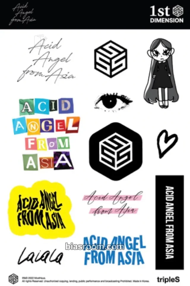 tripleS - Access Album album inclusion sticker sheet