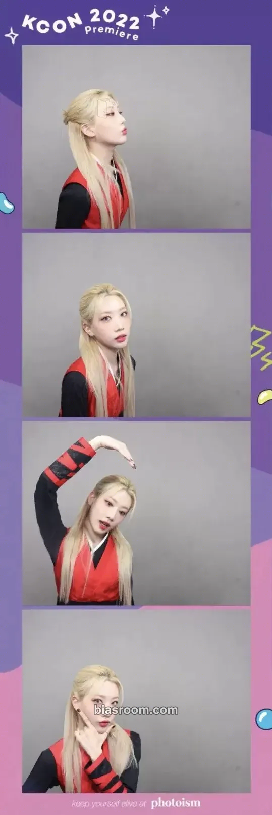 Kim Lip KCON 2022 Premiere Photocard - LOONA - LOONA K-pop photocard