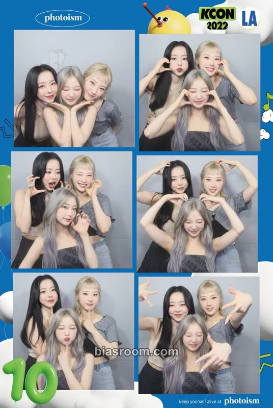 KCON LA 2022 Photocard - LOONA - LOONA K-pop photocard