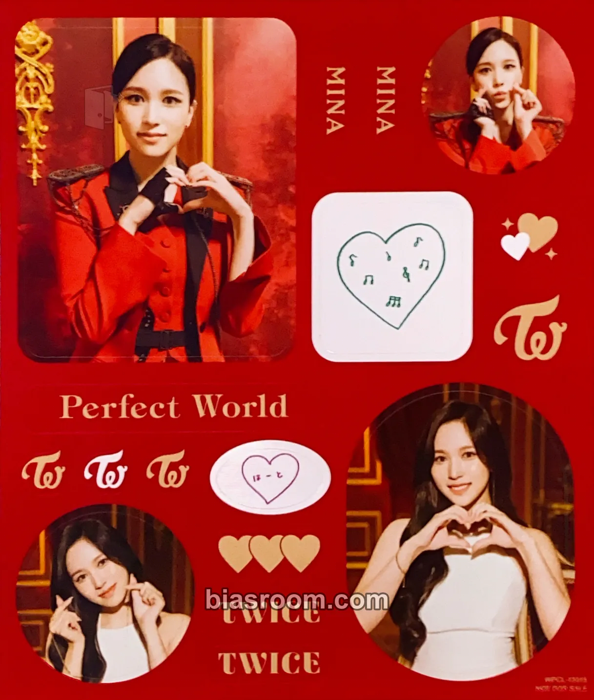 Mina Perfect World Photocard - TWICE - TWICE K-pop photocard