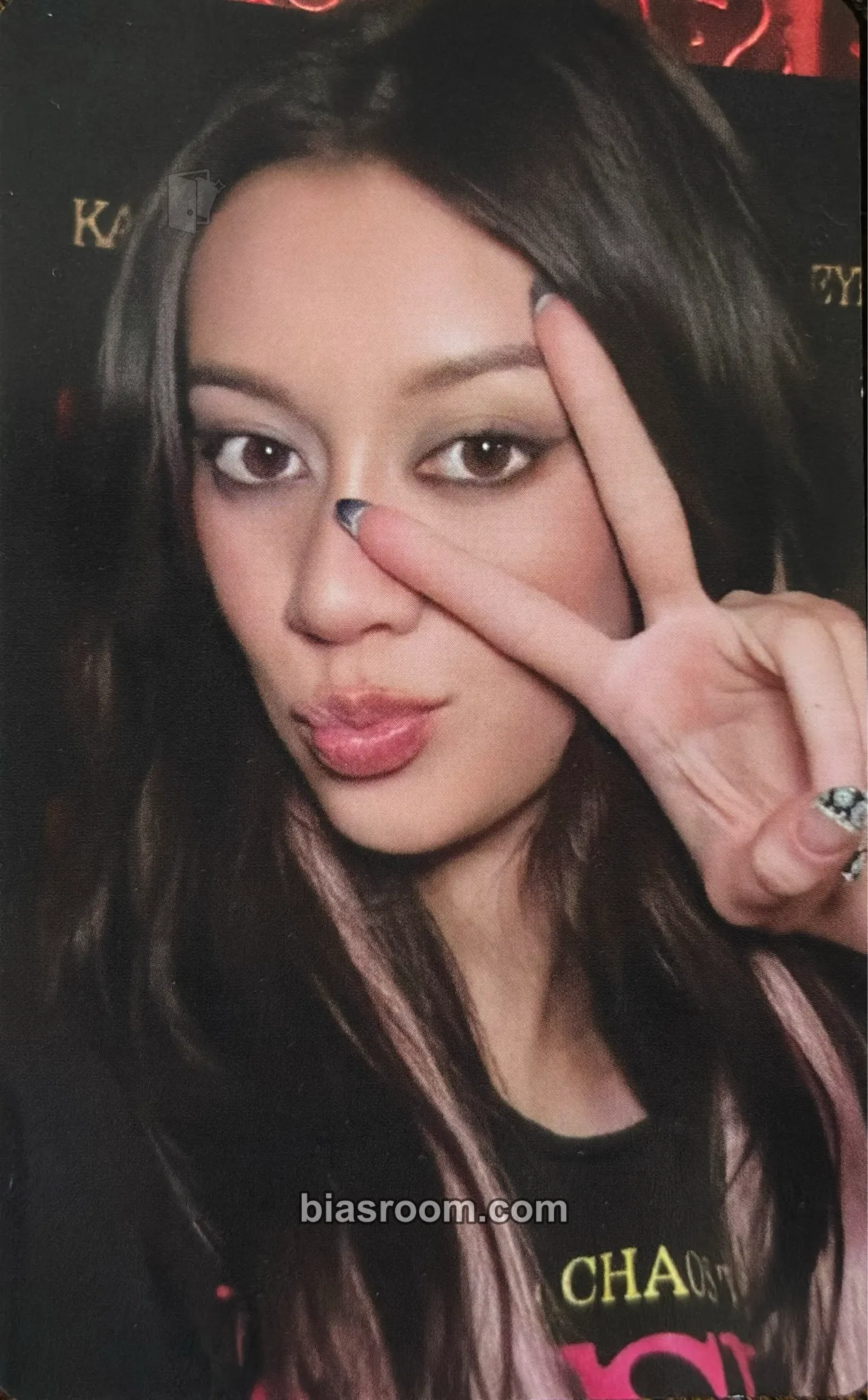 Megan BEAUTIFUL CHAOS Photocard - KATSEYE - KATSEYE K-pop photocard