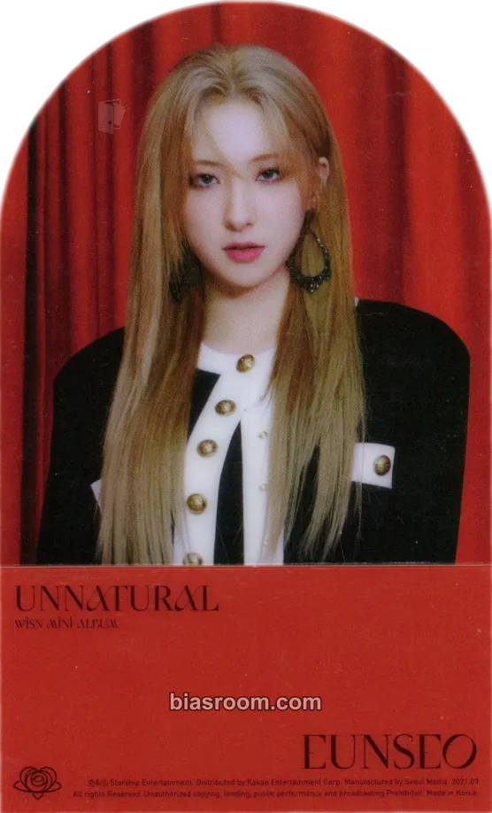 Eunseo UNNATURAL Photocard - WJSN - WJSN K-pop photocard
