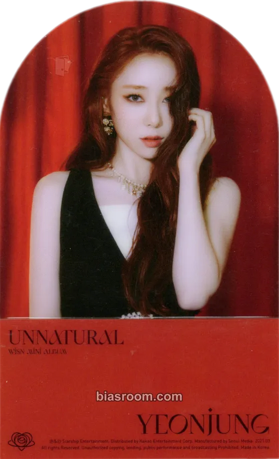 Yeonjung UNNATURAL Photocard - WJSN - WJSN K-pop photocard