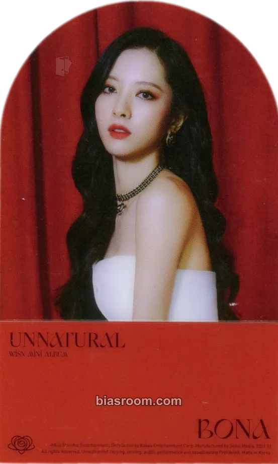 Bona UNNATURAL Photocard - WJSN - WJSN K-pop photocard