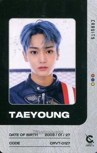 Taeyoung HIDEOUT : BE OUR VOICE - SEASON 3 Photocard - CRAVITY - CRAVITY K-pop photocard