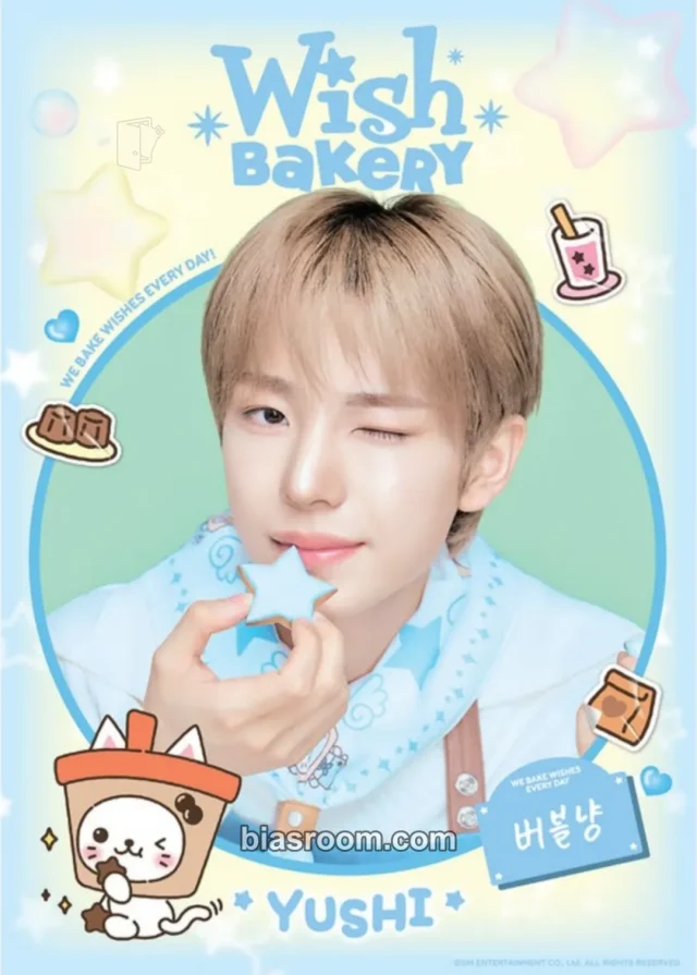 NCT WISH - Yushi - WISH BAKERY Pop-up MD Event merch poster