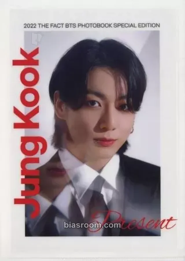 BTS - Jungkook - THE FACT BTS PHOTOBOOK SPECIAL EDITION : WE REMEMBER Other clear file mitsuashi pob (pre-order benefit)