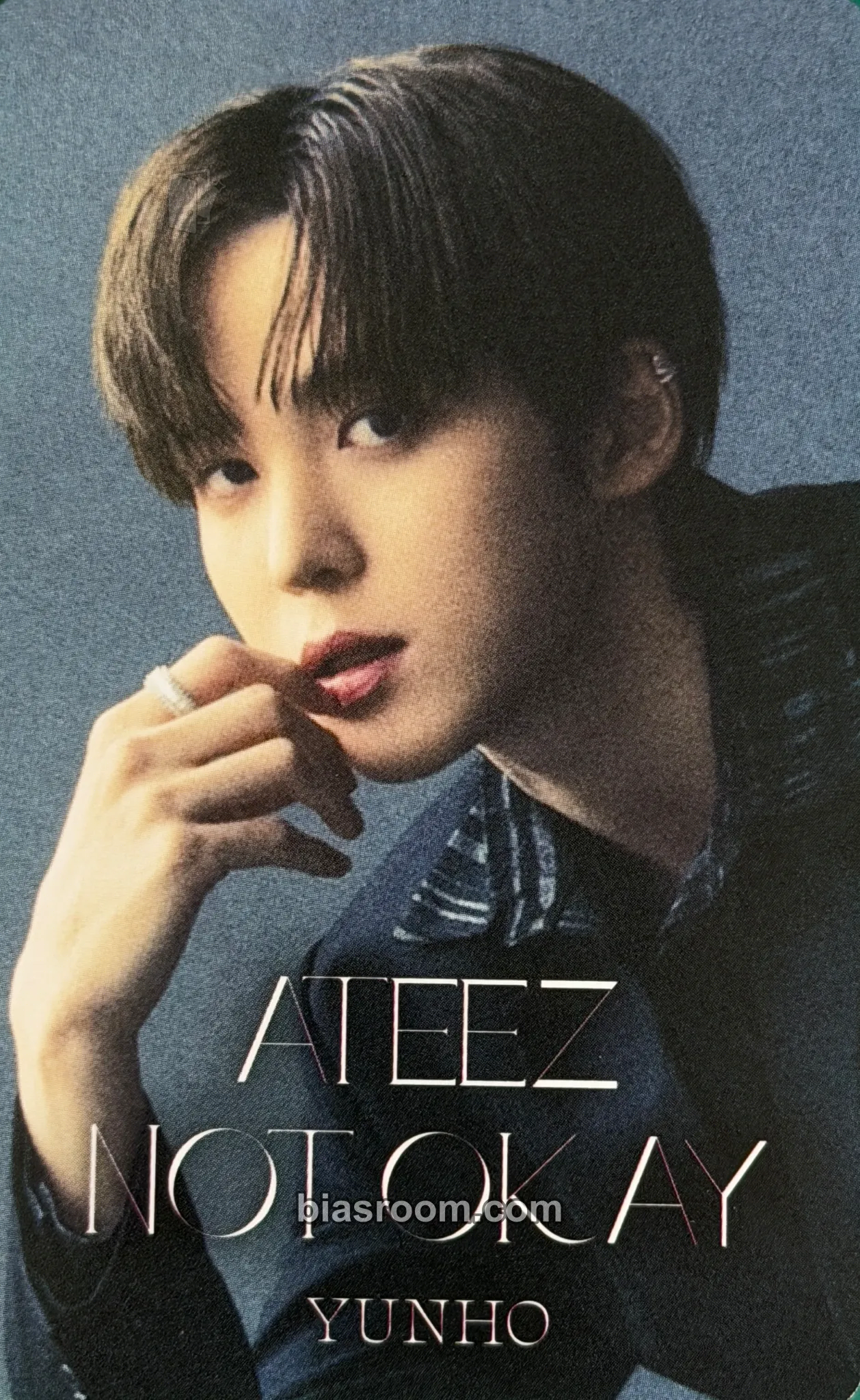 Yunho NOT OKAY Photocard - ATEEZ - ATEEZ K-pop photocard