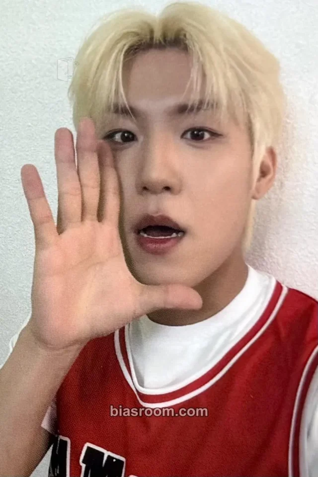 AB6IX - Woojin - SEVEN : CRIMSON HORIZON Album musicart (music art) fansign