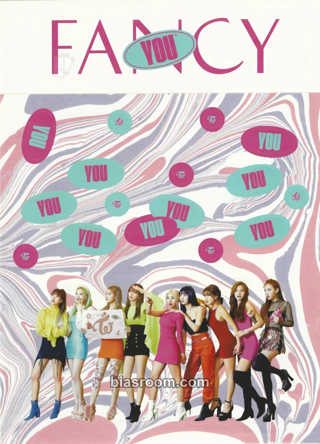 TWICE - FANCY YOU Album sticker sheet