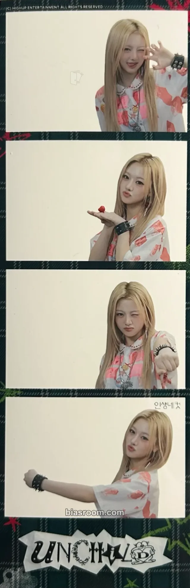 UNCHILD - Haeun - UNCHILD X LIFE FOUR CUTS Event life4cuts