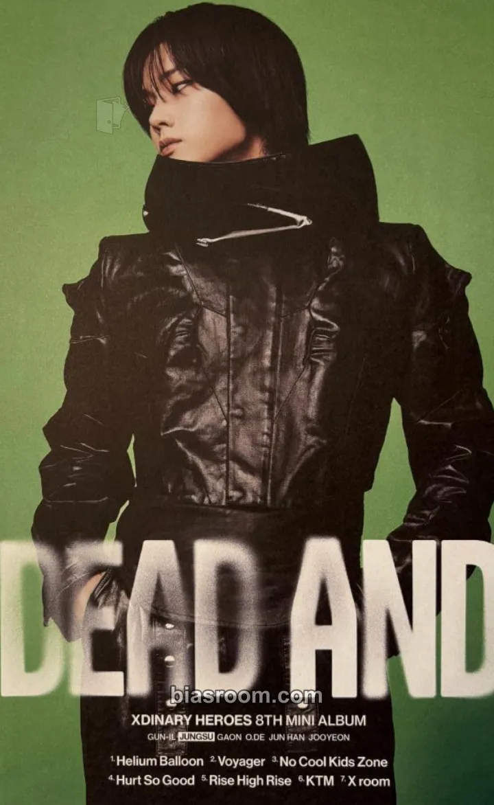 Jungsu DEAD AND Photocard - Xdinary Heroes - Xdinary Heroes K-pop photocard