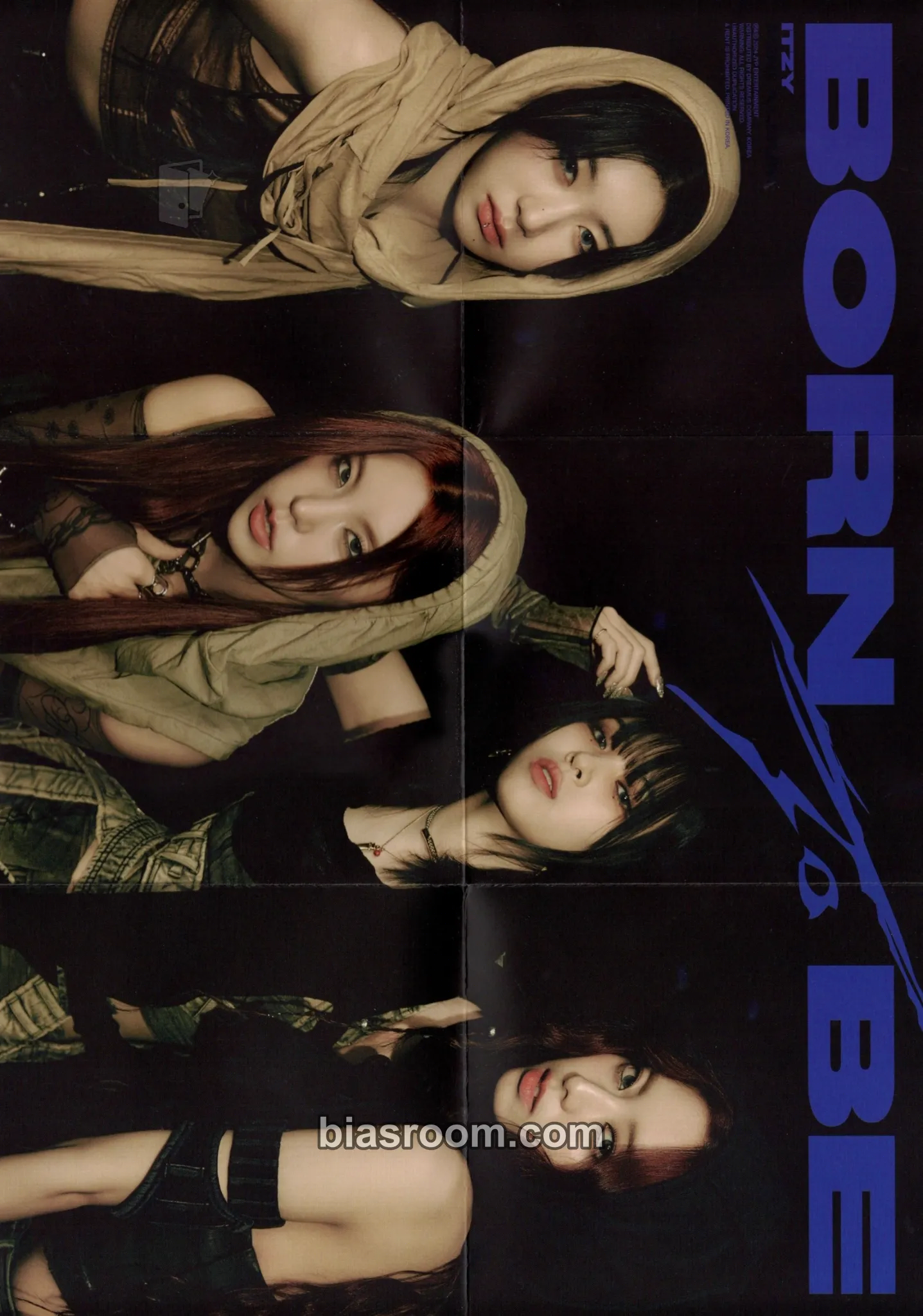 BORN TO BE Photocard - ITZY - ITZY K-pop photocard