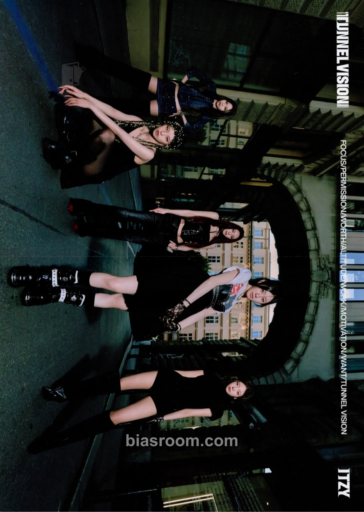 TUNNEL VISION Photocard - ITZY - ITZY K-pop photocard