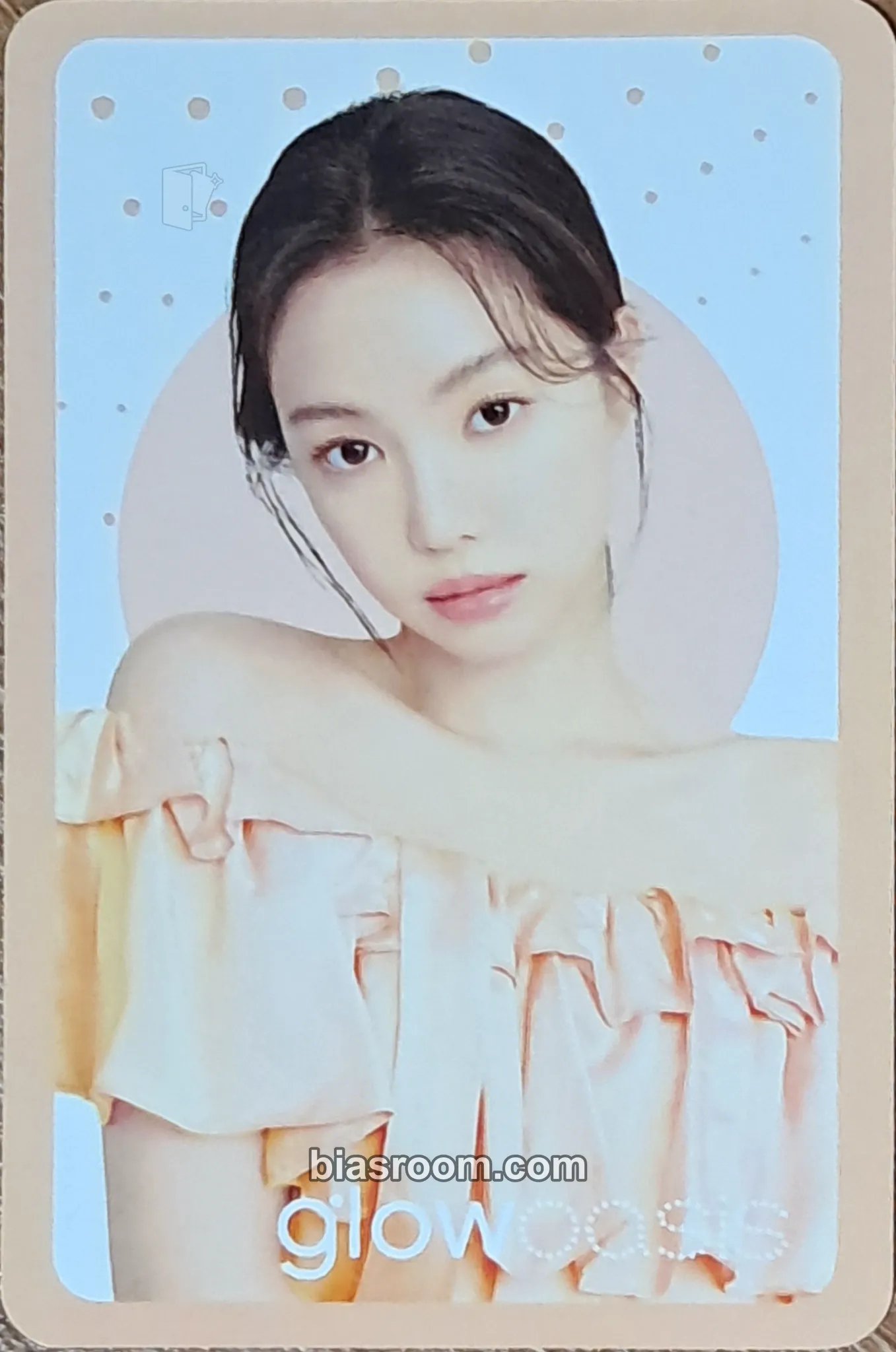 Naeun Naeun x Glowasis Photocard - Apink - Apink K-pop photocard