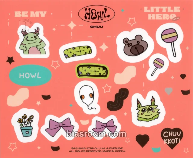 Chuu - Chuu - Howl Album sticker sticker sheet