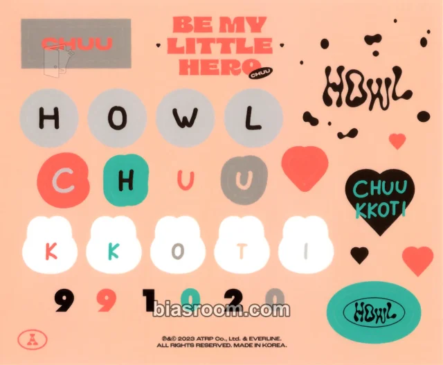 Chuu - Chuu - Howl Album sticker sticker sheet
