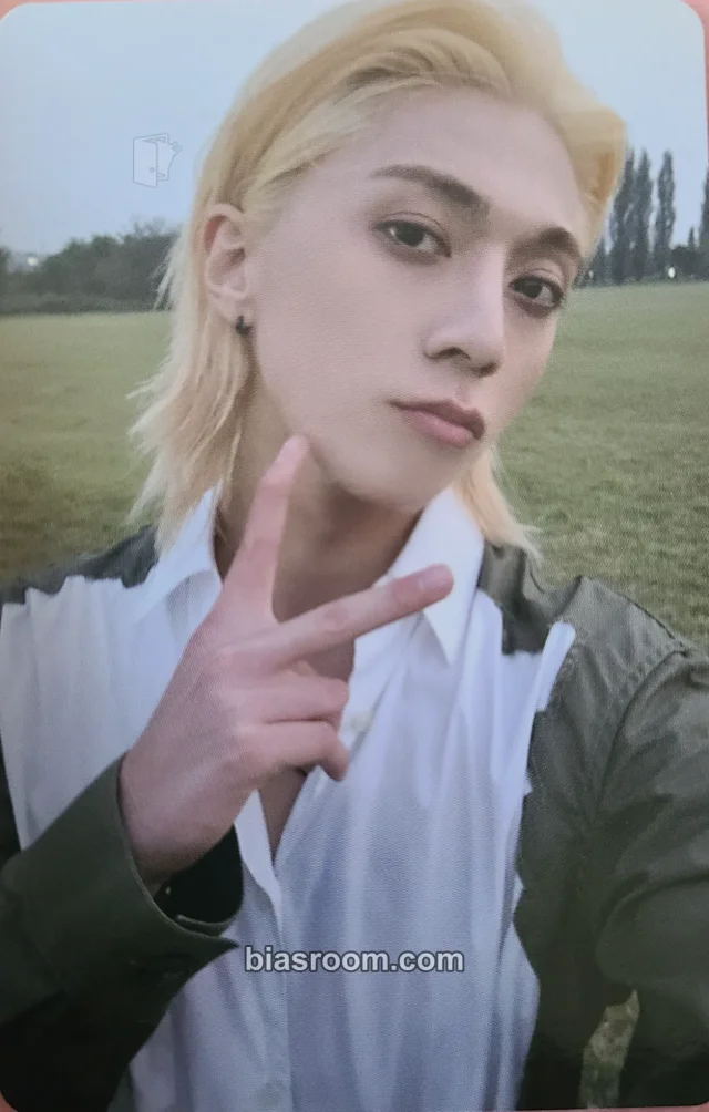 JustB - Sangwoo - Snow Angel Album album photocard double-sided