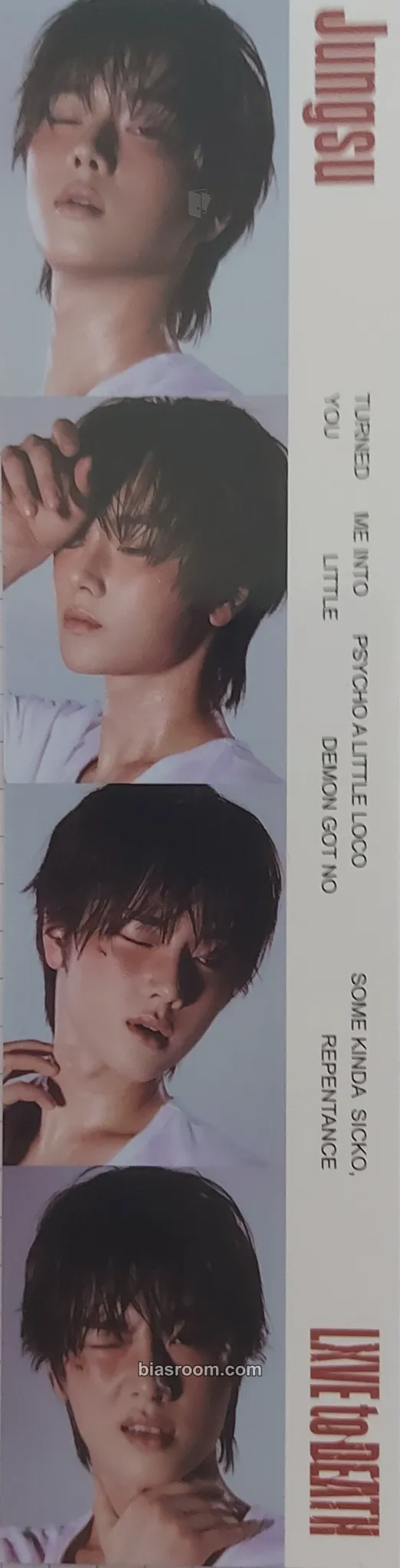 Jungsu LXVE TO DEATH Photocard - Xdinary Heroes - Xdinary Heroes K-pop photocard