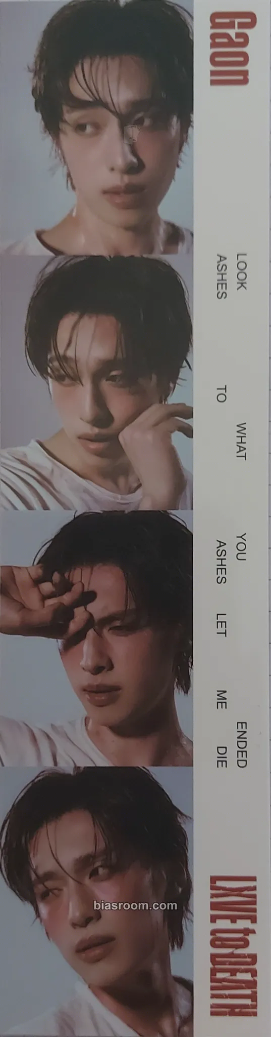 Gaon LXVE TO DEATH Photocard - Xdinary Heroes - Xdinary Heroes K-pop photocard
