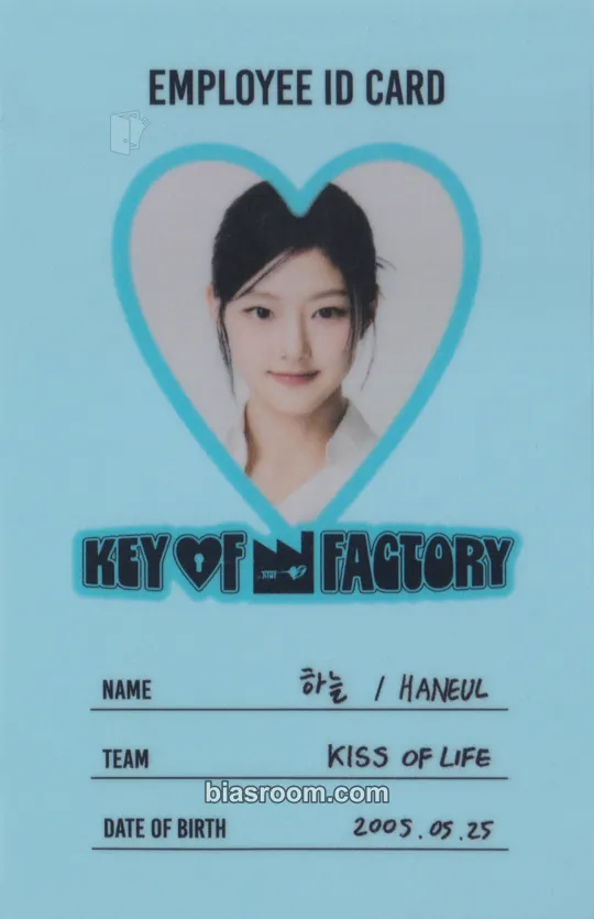 Haneul 2024 KISS OF LIFE Fan-Con 'Key of Factory' Photocard - KISS OF LIFE - KISS OF LIFE K-pop photocard