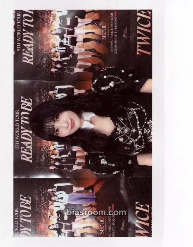 TWICE - Momo - 5th World Tour Ready To Be in Seoul DVD Other pob (pre-order benefit) polaroid horizontal large polaroid