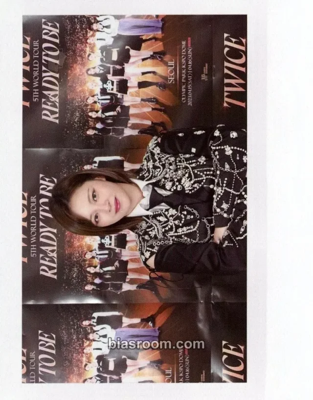 TWICE - Jeongyeon - 5th World Tour Ready To Be in Seoul DVD Other pob (pre-order benefit) polaroid horizontal large polaroid