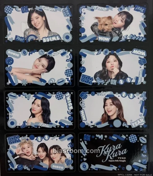 TWICE - Kura Kura Album japanese album album inclusion limited edition B version sticker sheet