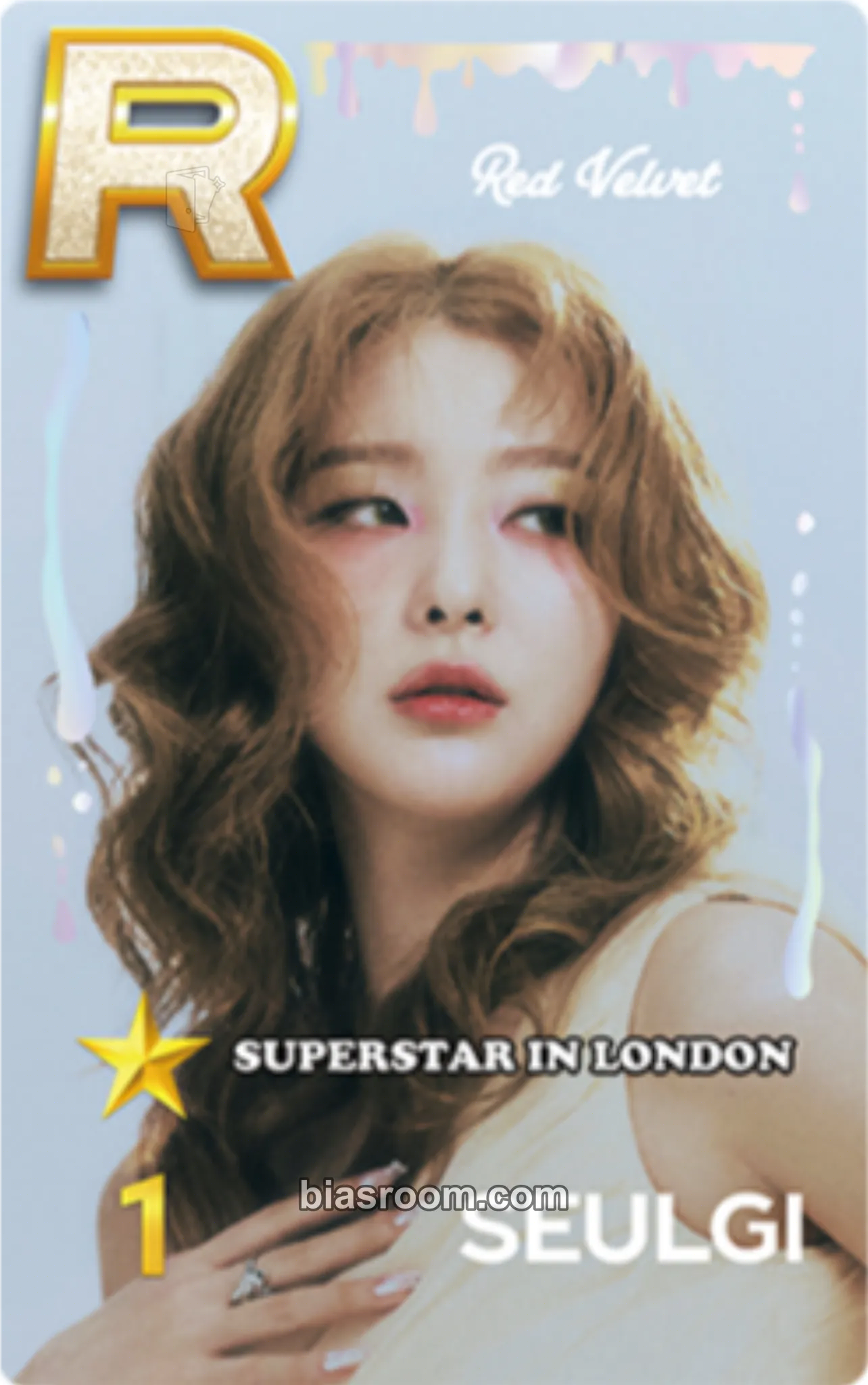 Seulgi SuperStar Pop-Ups Photocard - Red Velvet - Red Velvet K-pop photocard