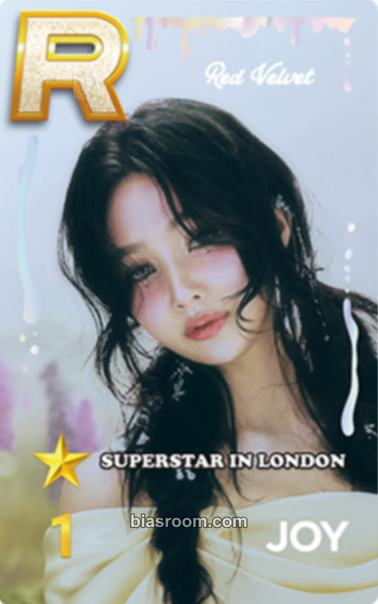 Joy SuperStar Pop-Ups Photocard - Red Velvet - Red Velvet K-pop photocard