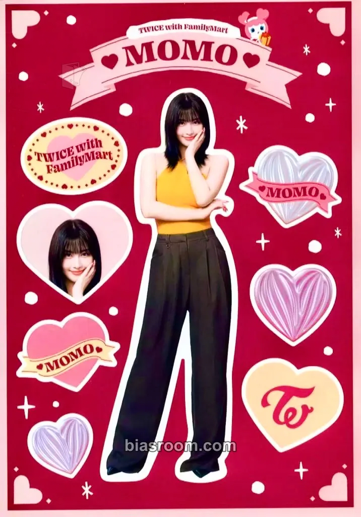 Momo TWICE x FamilyMart Photocard - TWICE - TWICE K-pop photocard