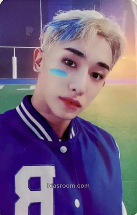 Wonho Blue Letter Photocard - Wonho K-pop photocard