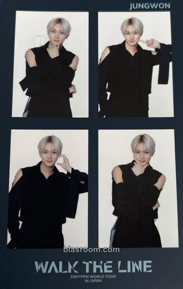 Jungwon 'WALK THE LINE' World Tour Photocard - ENHYPEN - ENHYPEN K-pop photocard