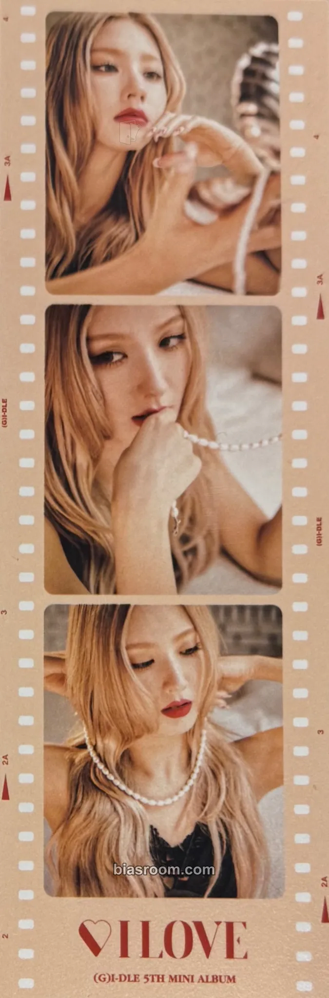 Miyeon I Love Photocard - i-dle - i-dle K-pop photocard