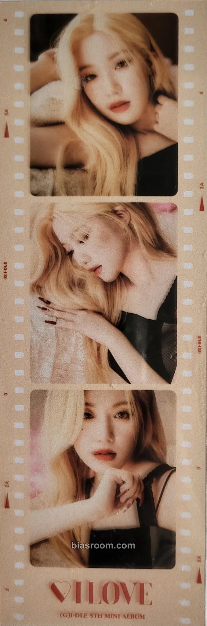 Shuhua I Love Photocard - i-dle - i-dle K-pop photocard