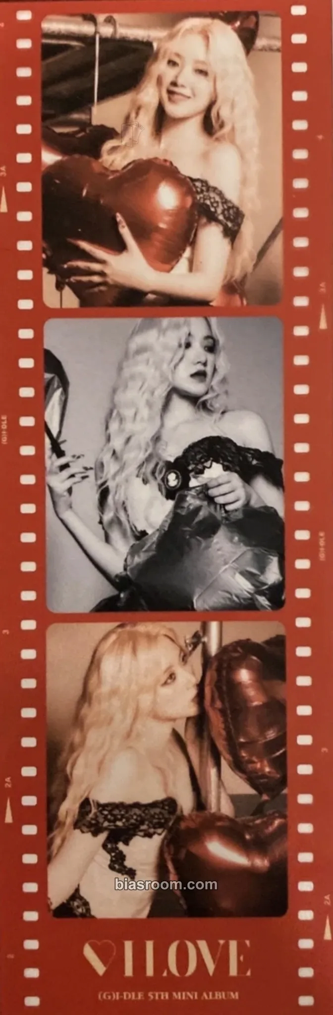 Shuhua I Love Photocard - i-dle - i-dle K-pop photocard