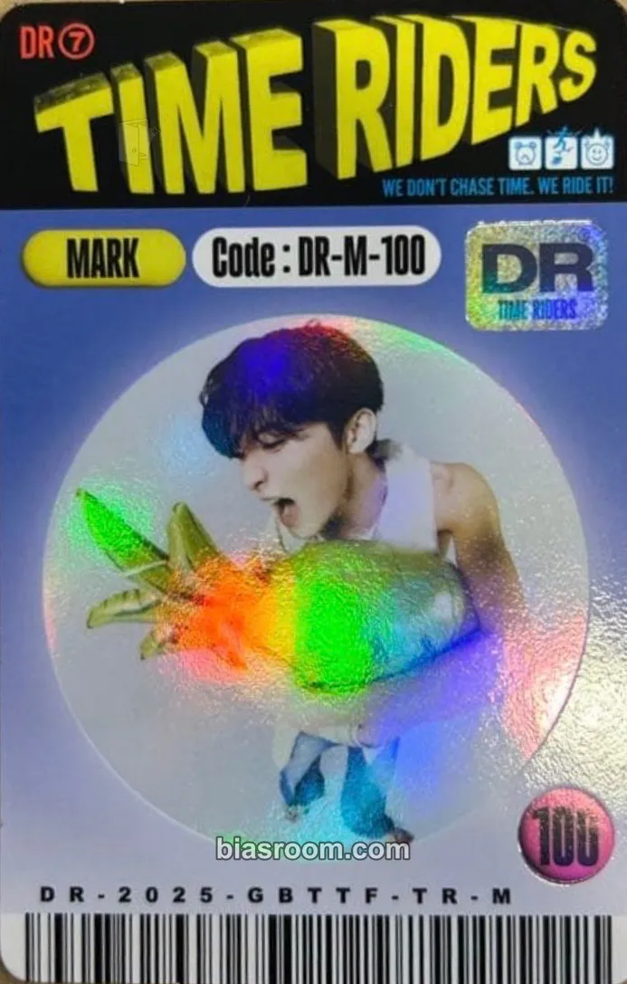 Mark TIME RIDERS pop-up Photocard - NCT DREAM - NCT DREAM K-pop photocard