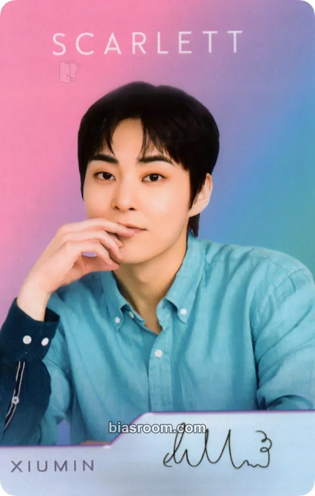 Xiumin Scarlett × EXO Photocard - EXO - EXO K-pop photocard