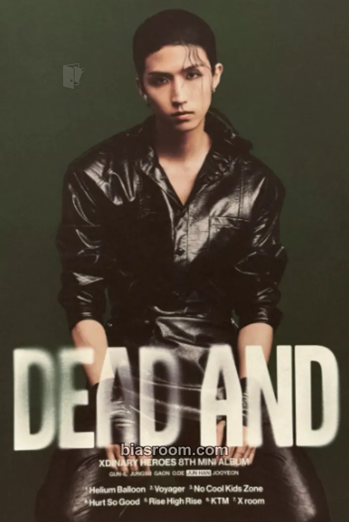 Jun Han DEAD AND Photocard - Xdinary Heroes - Xdinary Heroes K-pop photocard