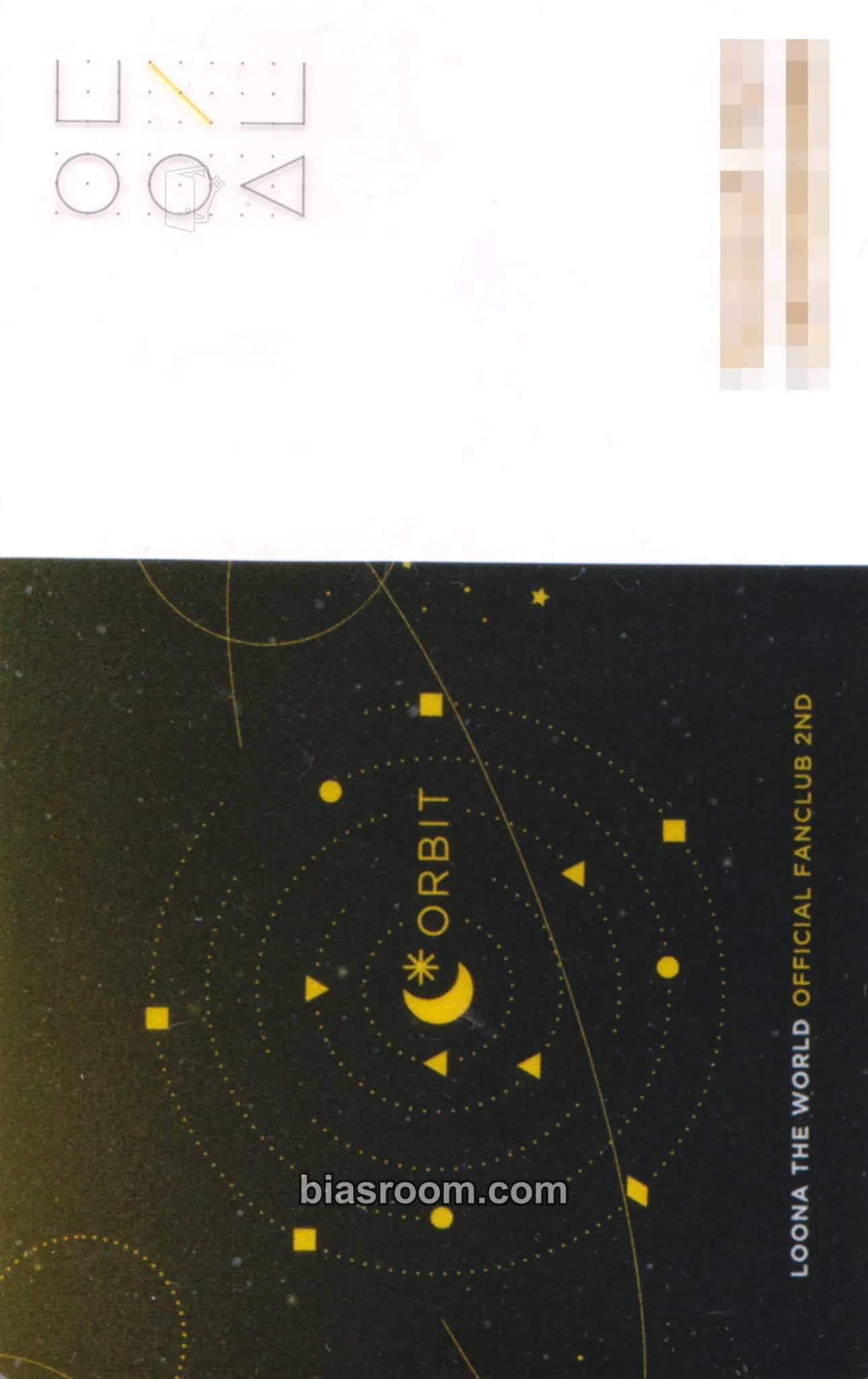 Orbit 2nd Membership: Orbit 2.0 Photocard - LOONA - LOONA K-pop photocard