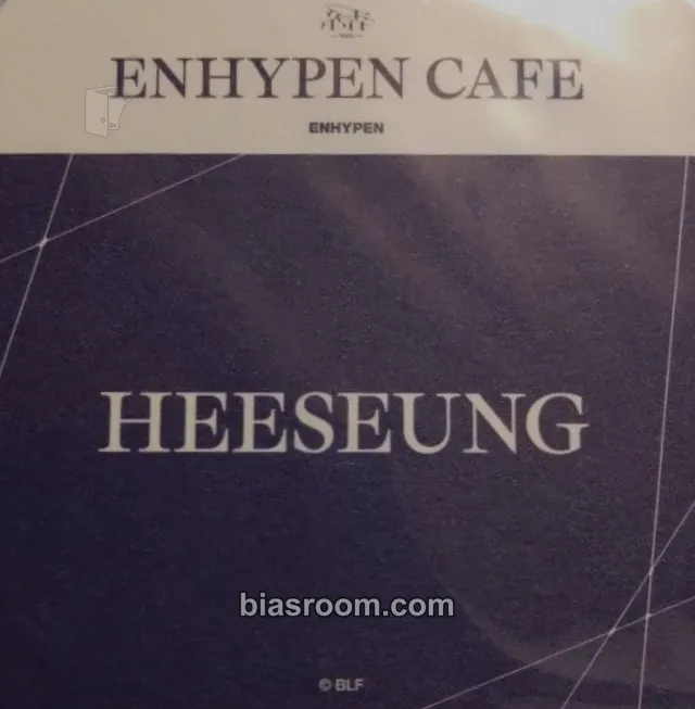Heeseung Enhypen Cafe 2023 Photocard - ENHYPEN - ENHYPEN K-pop photocard