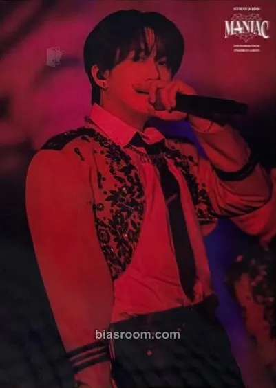 Changbin Maniac World Tour Photocard - Stray Kids - Stray Kids K-pop photocard