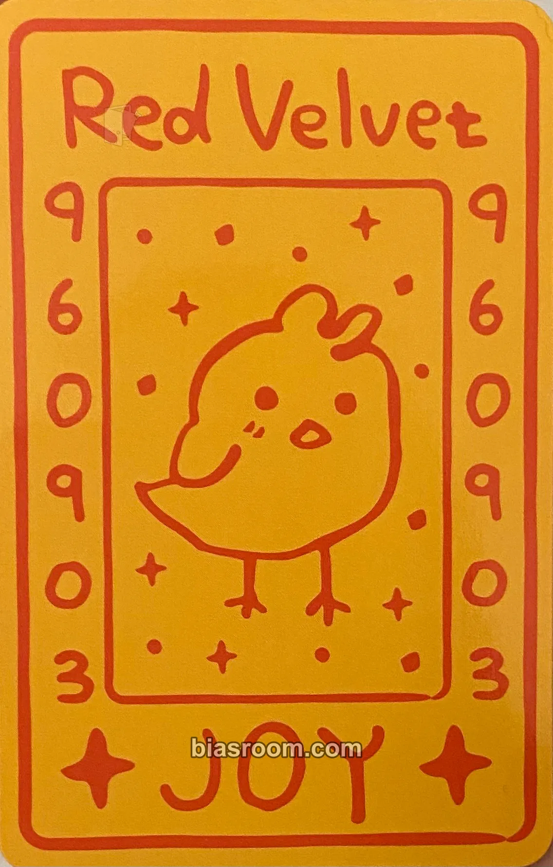 Joy 8th Anniversary Photocard - Red Velvet - Red Velvet K-pop photocard
