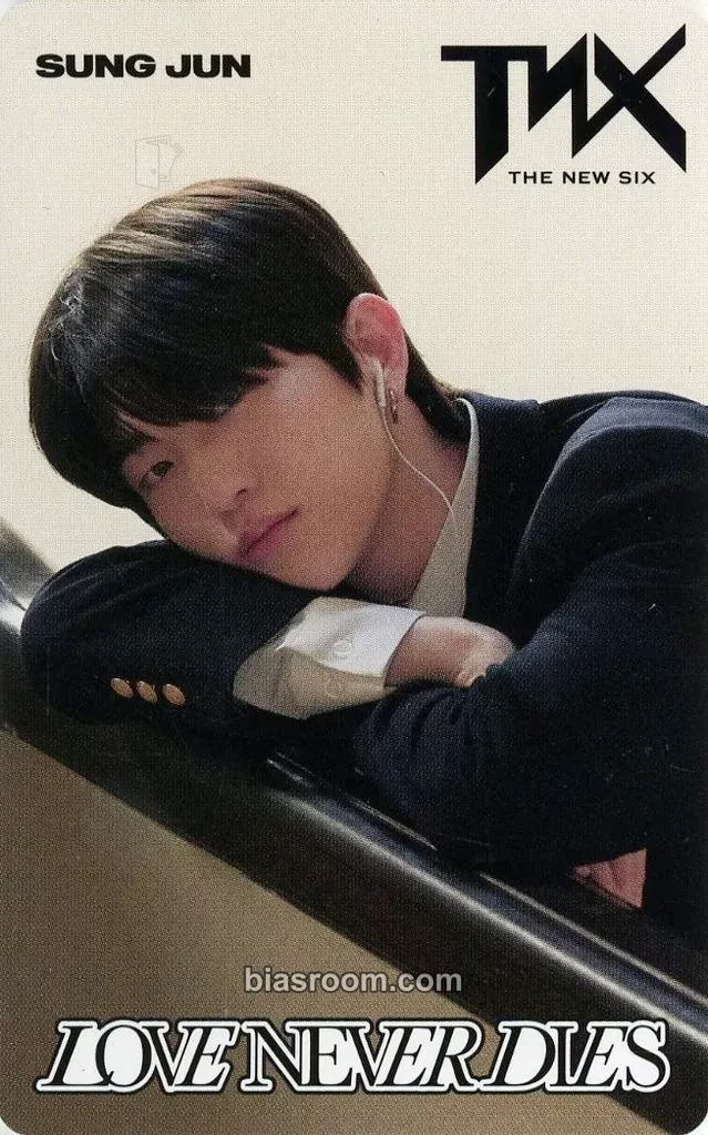 Sungjun LOVE NEVER DIES Photocard - TNX - TNX K-pop photocard